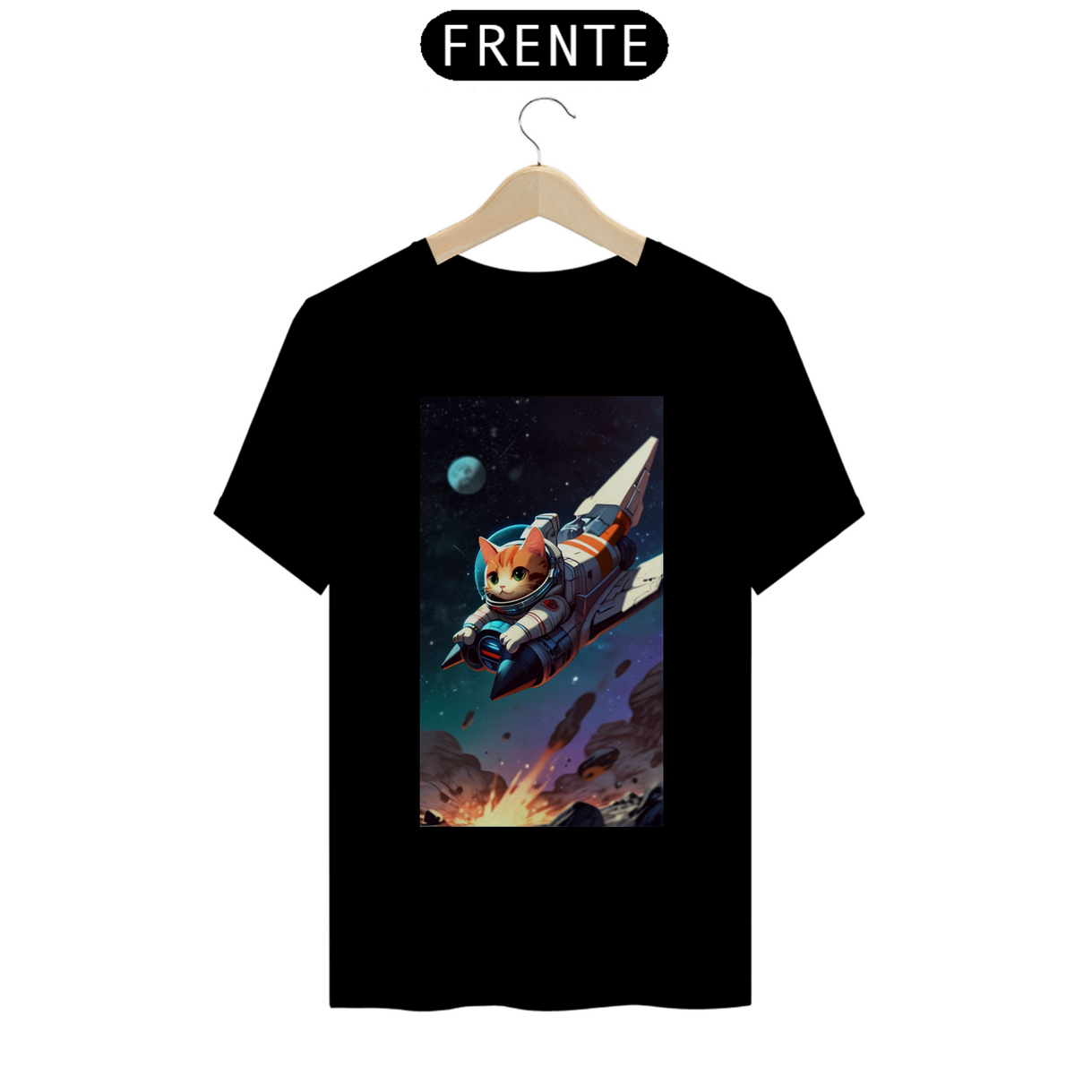 Nome do produto: Camisa Gato Astronauta