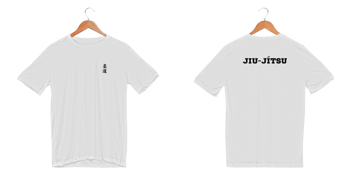 Nome do produto: Camiseta Jiu-jítsu Kanji Minimalista 