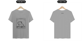 T-Shirt Casual Quality Capivara Estampa Preta