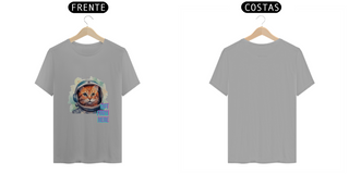 T-Shirt Casual Quality Gato Espacial