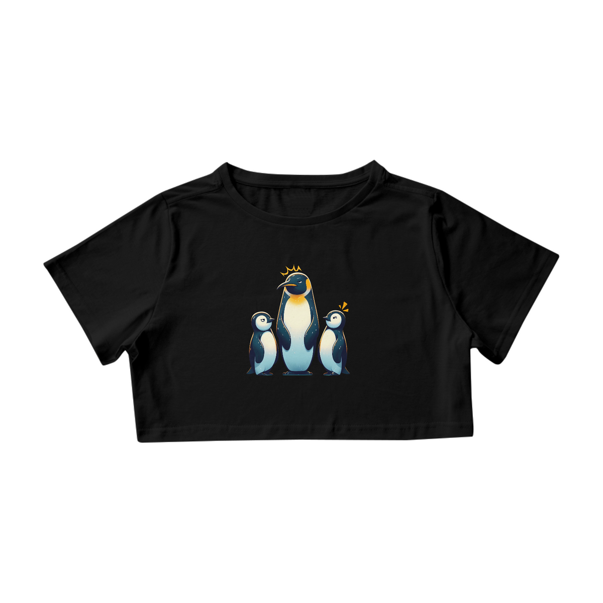 Nome do produto: Blusa Cropped Pinguins Frustrados