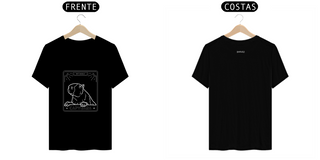 T-Shirt Tecido Premium Prime Capivara Preta