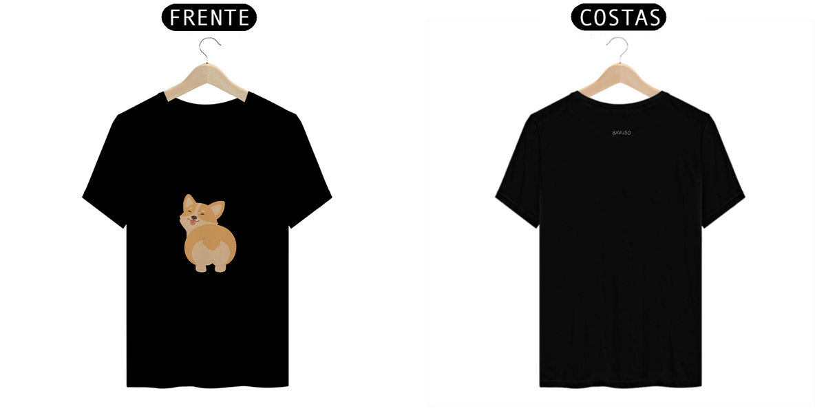 Nome do produto: T-Shirt Versátil Classic Corgi de Costas