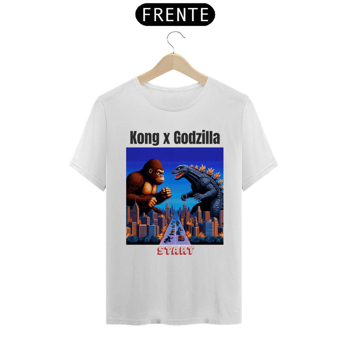 Nome do produto: Camiseta Kong x Godzilla Atari