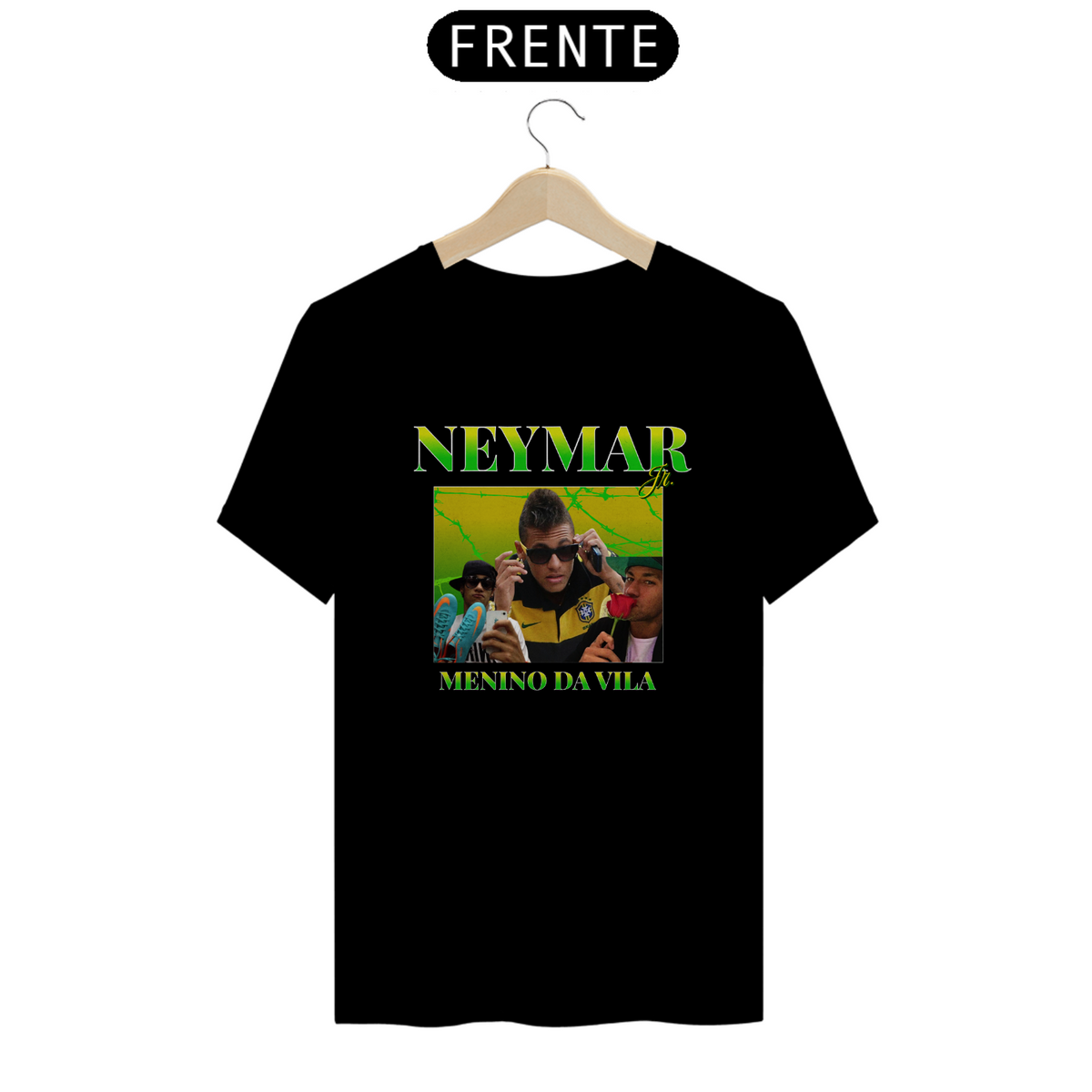 Nome do produto: Camiseta Neymar Jr Menino da Vila