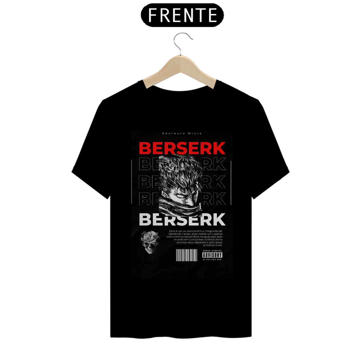 Nome do produto: Camiseta Berserk Guts Rage