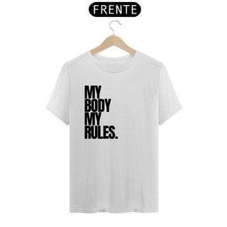 Camiseta My body my rules