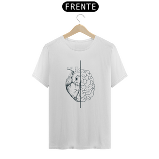 Camiseta Cérebro e Coração