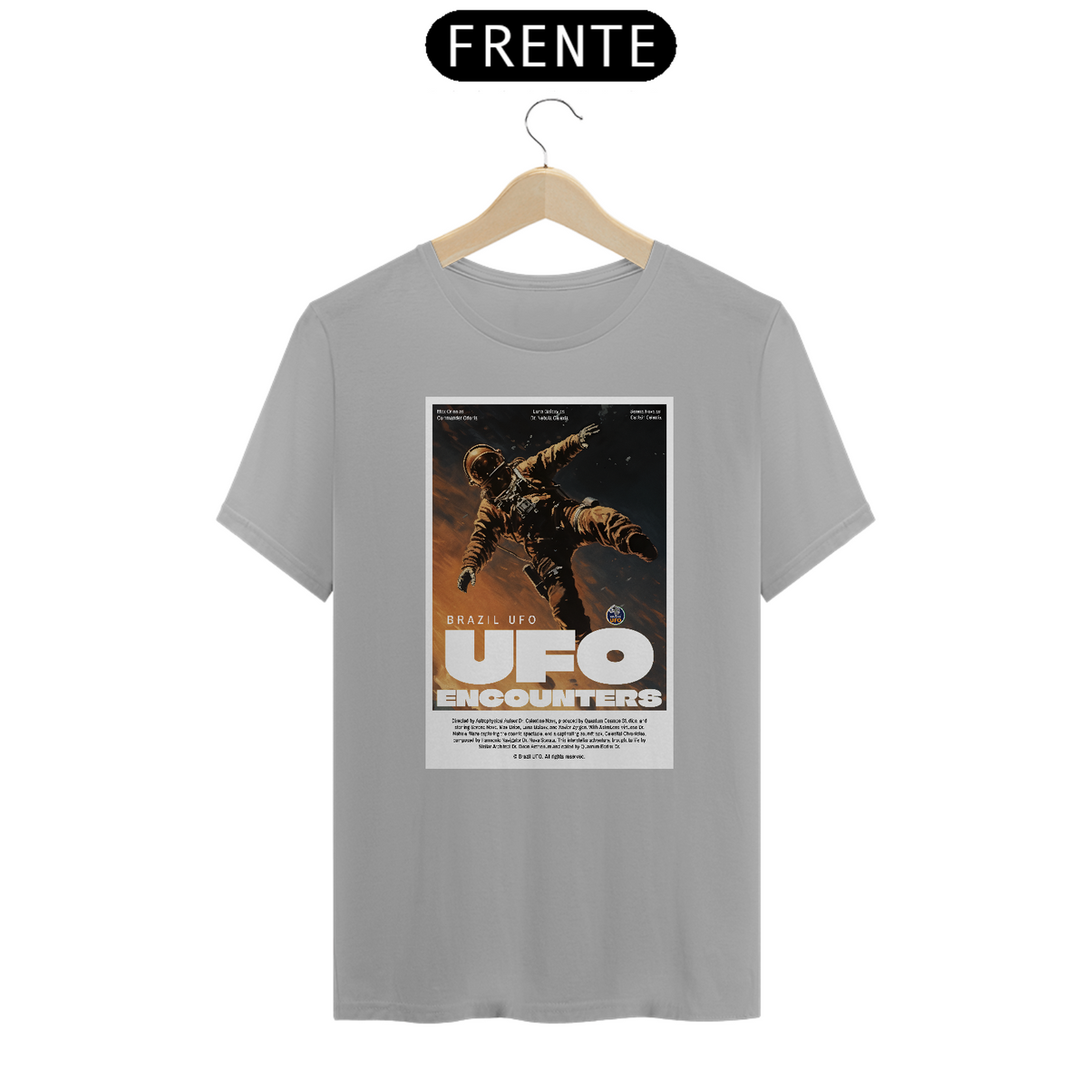 Nome do produto: CAMISETA CLASSIC - UFO ENCOUNTERS - BRAZIL UFO