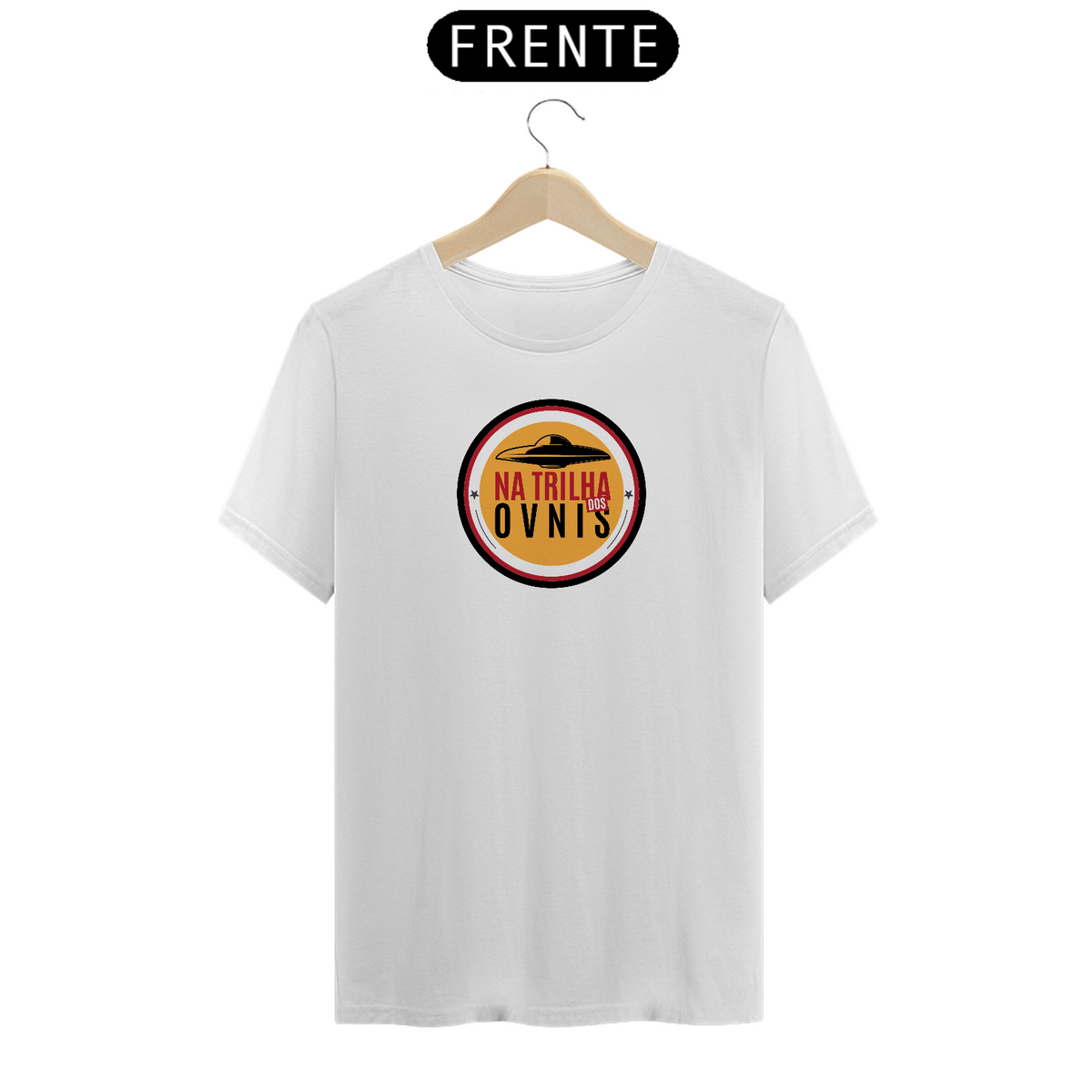 Nome do produto: CAMISETA CLASSIC - NA TRILHA DOS OVNIS