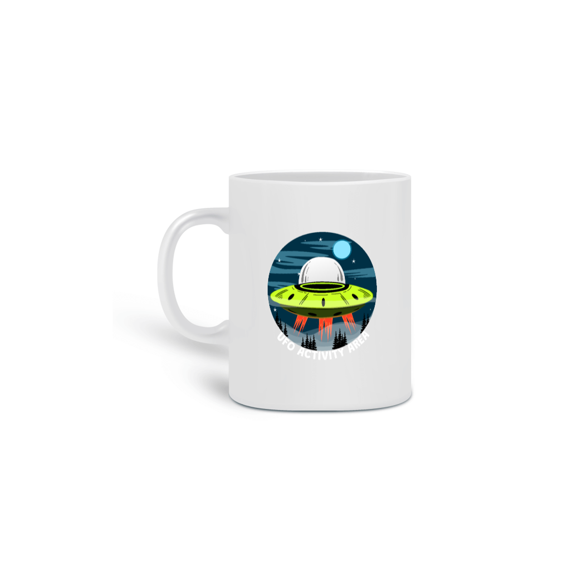 Nome do produto: CANECA - UFO ACTIVITY AREA - BRAZIL UFO