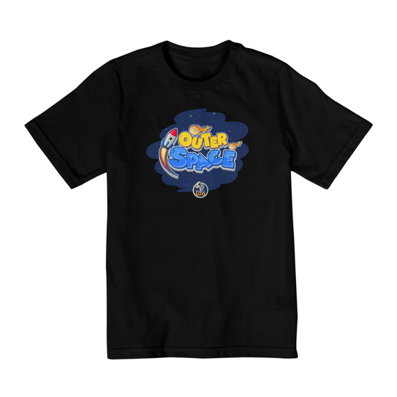 CAMISETA QUALITY INFANTIL - OUTER  SPACE