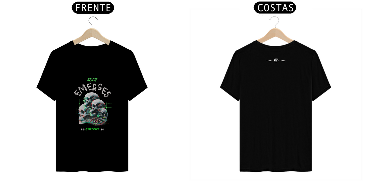 Nome do produto: Camiseta Prime Brooke Skull Collection Masculina