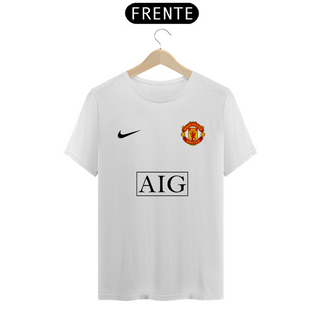 Camisa Básica Branca Manchester United 2007/08