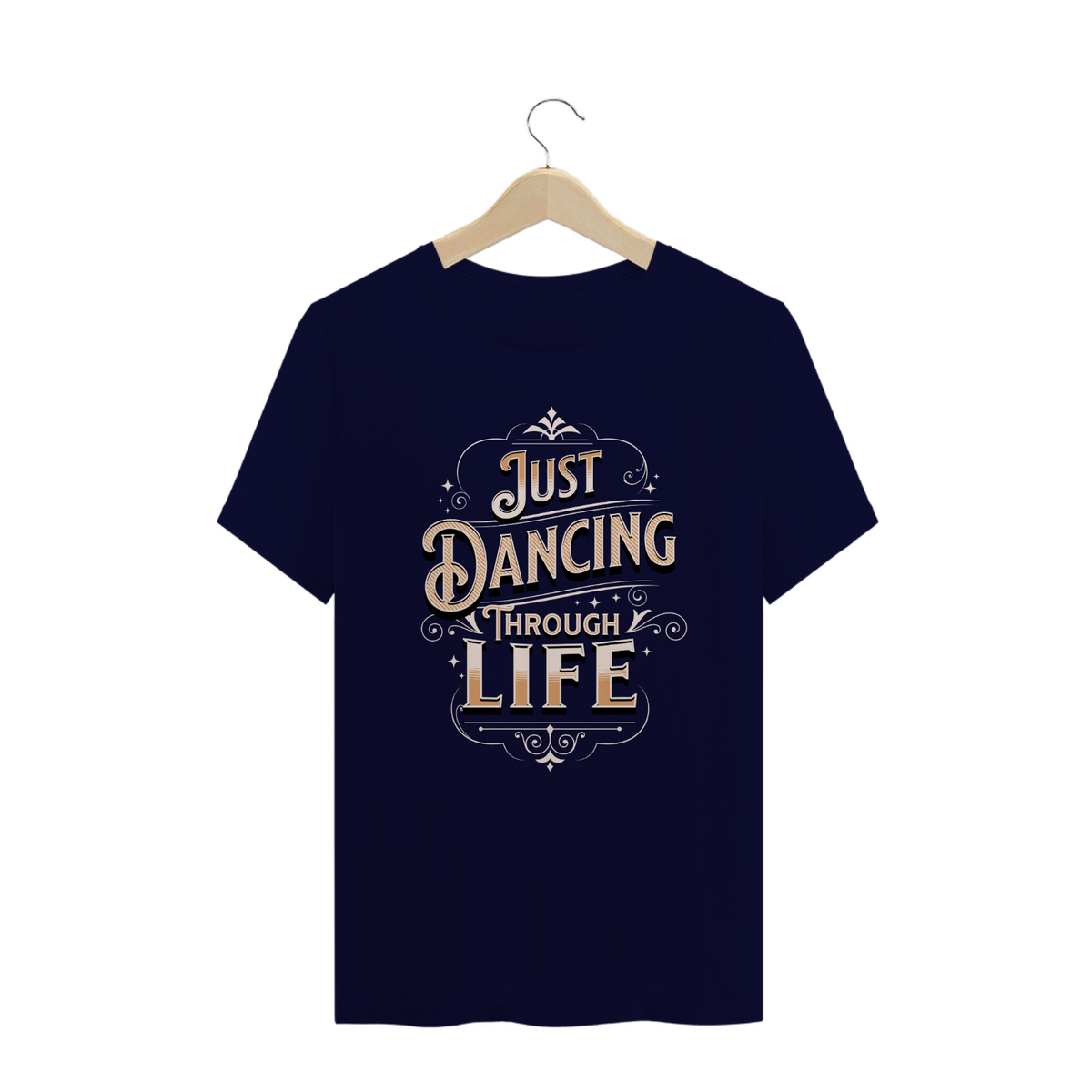 Nome do produto: Camiseta Plus Size - Dancing Through Life