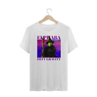 Nome do produtoCamiseta Plus Size - Elphaba / Defy Gravity