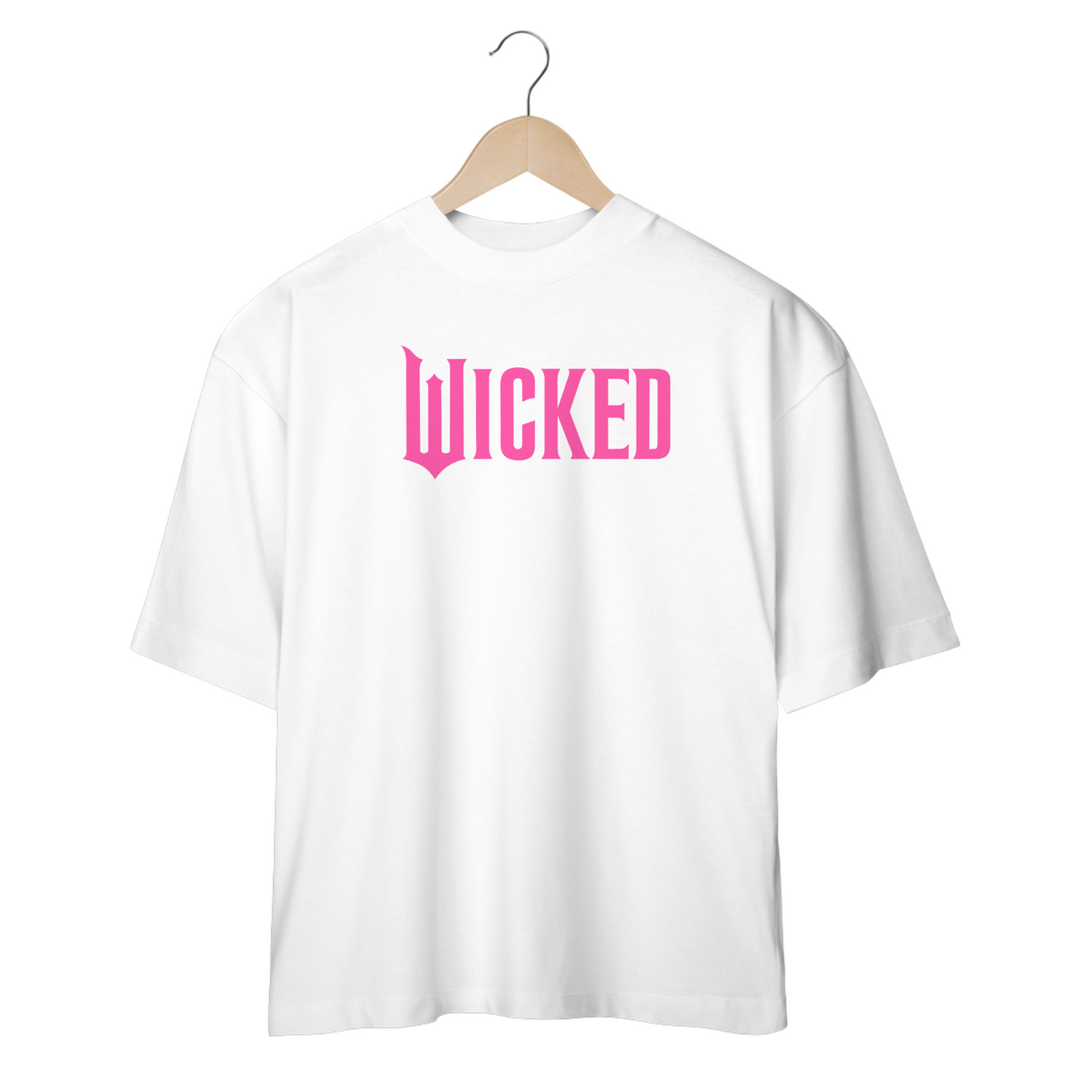 Nome do produto: Camiseta Oversized - Wicked (Pink)