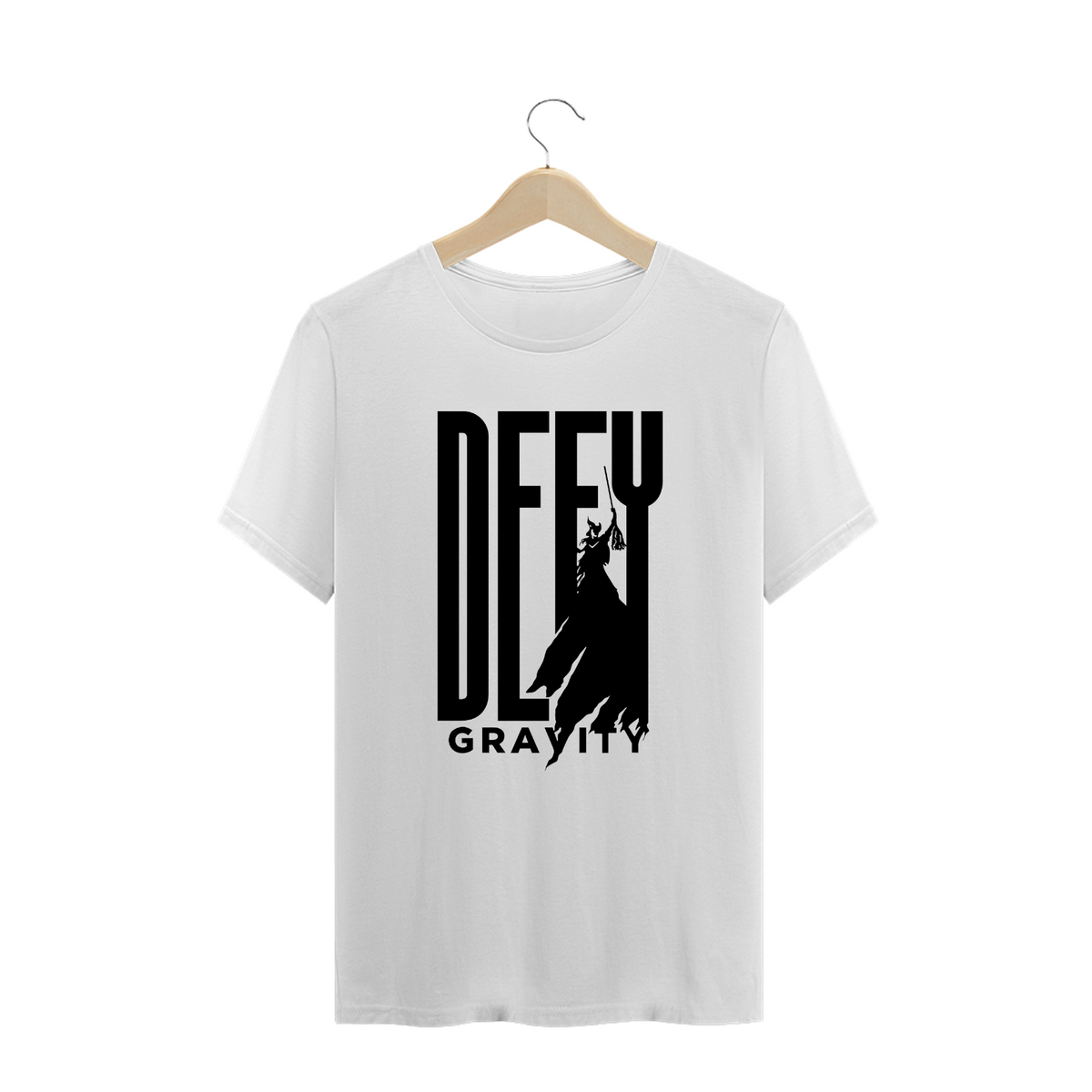 Nome do produto: T-Shirt Plus Size - Defy Gravity