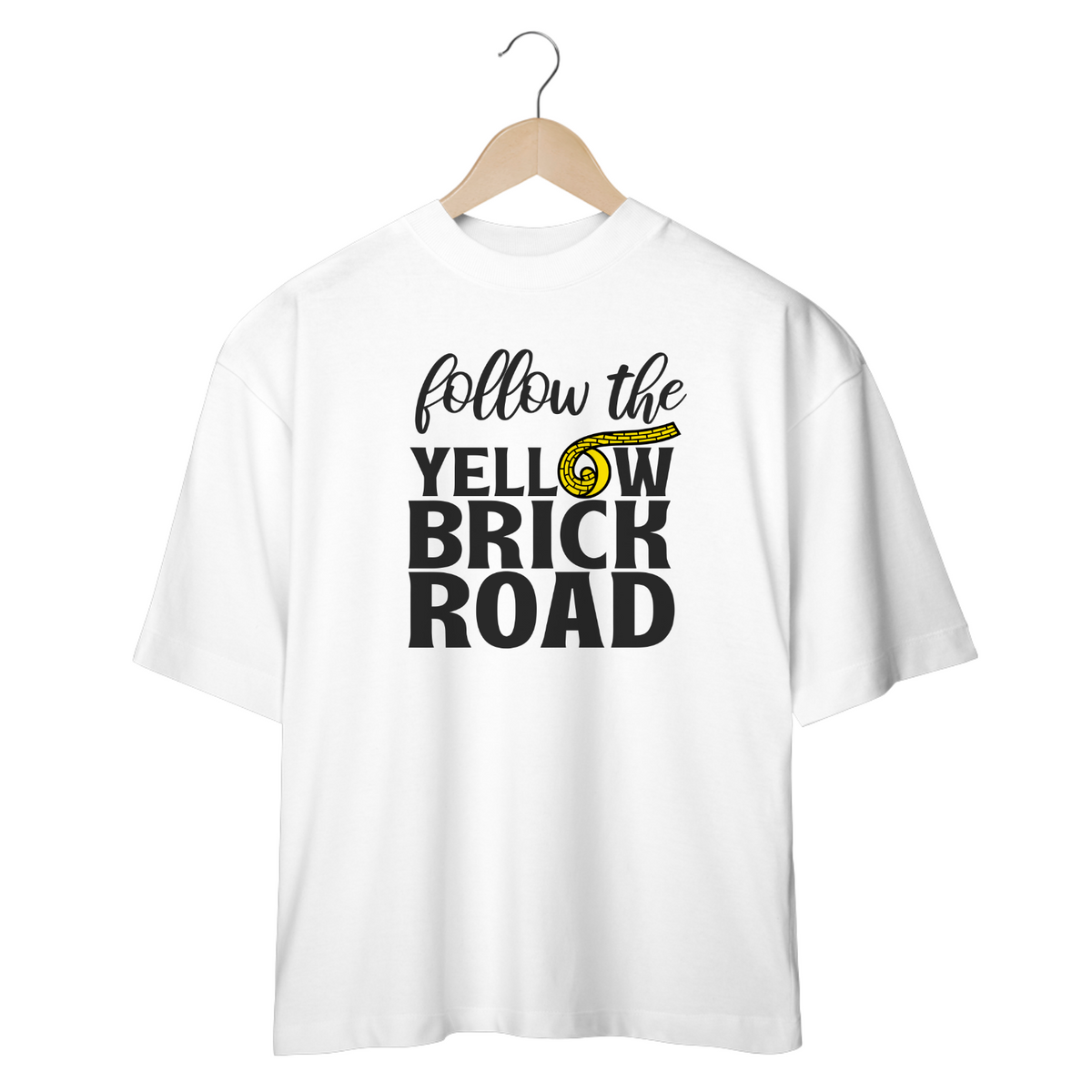 Nome do produto: Camisa Oversized- The Yellow Brick Road