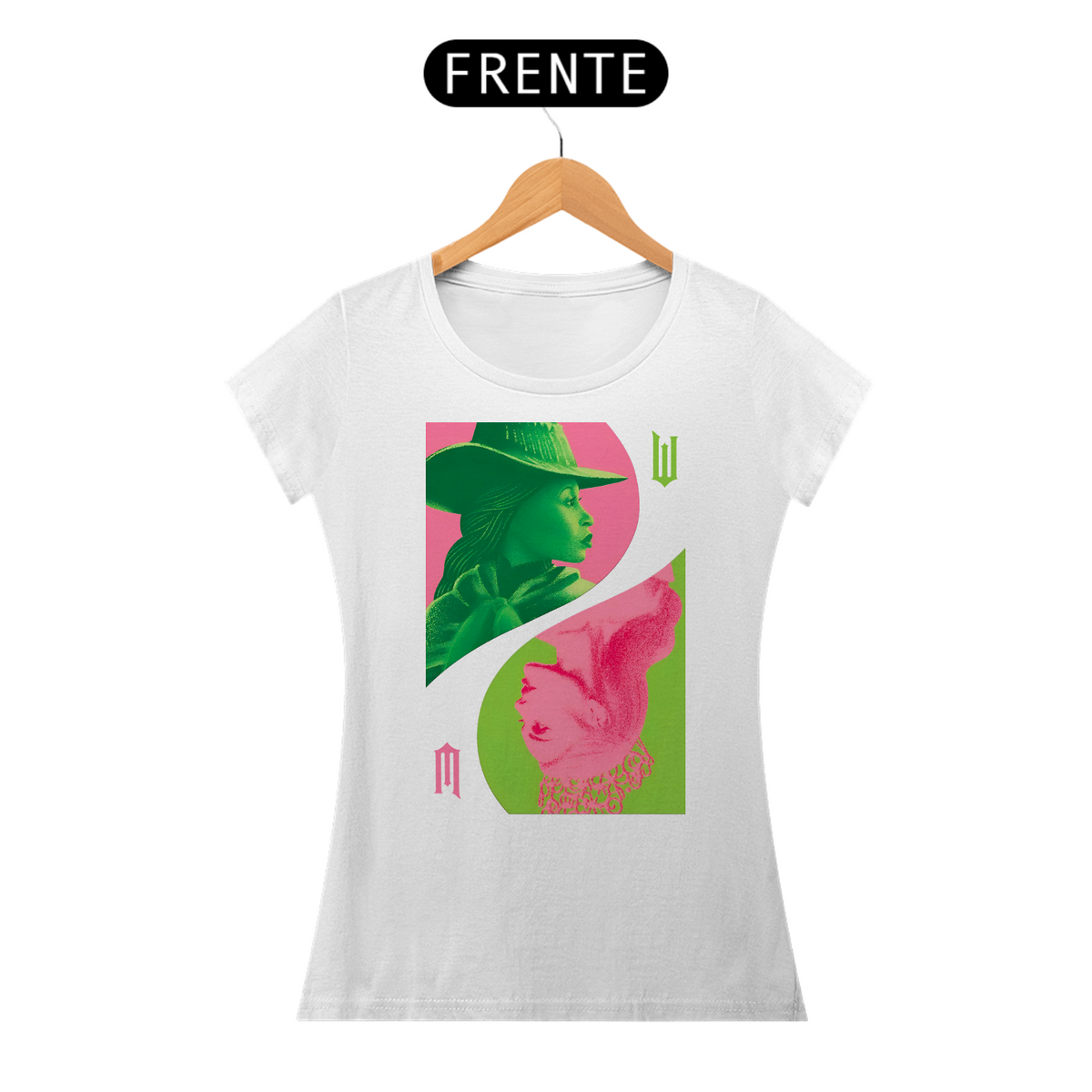 Nome do produto: Camiseta Feminina - Wicked (Pink And Green)