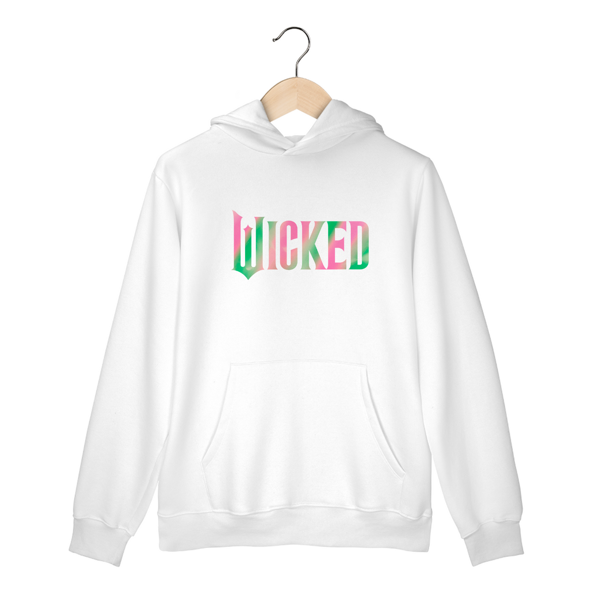 Nome do produto: Moletom Canguru - Wicked (Pink And Green)