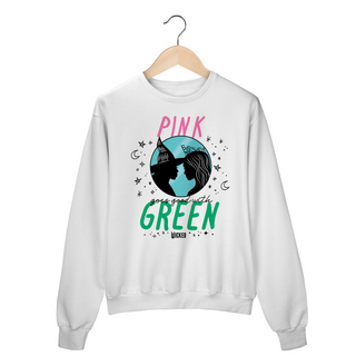 Nome do produtoMoletom Fechado - Pink Goes Good With Green