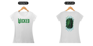 Nome do produtoCamiseta Feminina - Wicked Witch (Frente e Costas)