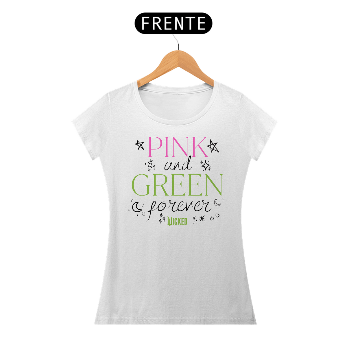 Nome do produto: Camiseta Feminina - Pink And Green Forever