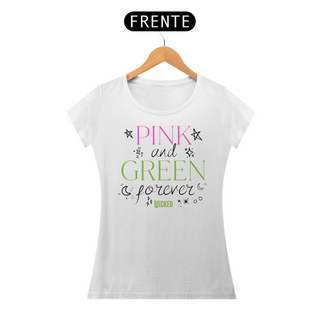 Nome do produtoCamiseta Feminina - Pink And Green Forever