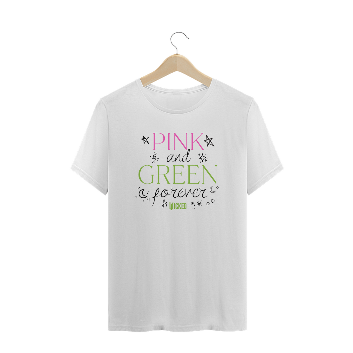 Nome do produto: Camiseta Plus Size - Pink And Green Forever