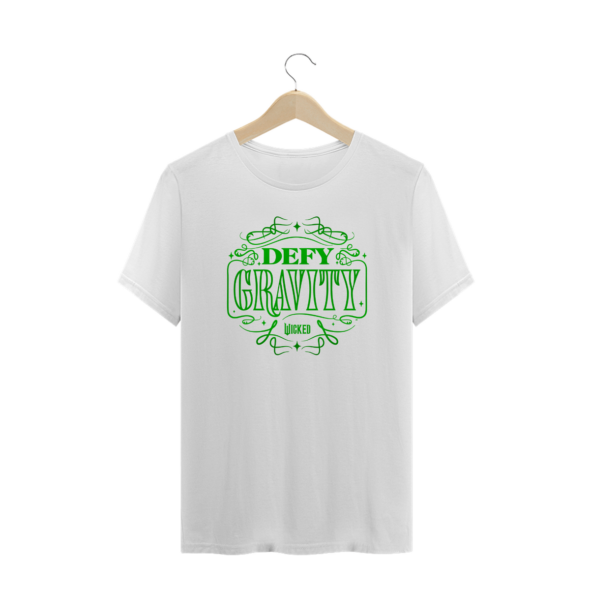 Nome do produto: Camiseta Plus Size - Defy Gravity