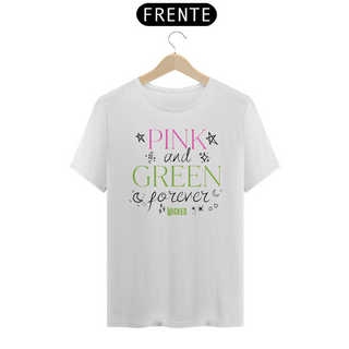 Nome do produtoCamiseta (Algodão Peruano) - Pink and Green Forever