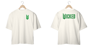 Nome do produtoCamiseta Oversized - Wicked Logo Lateral (Frente e Costas)