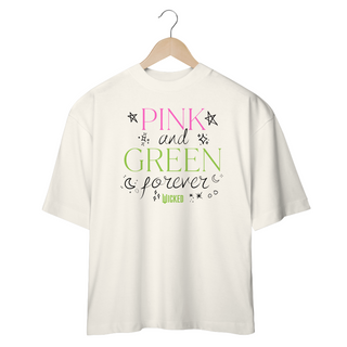 Nome do produtoCamisa Oversized - Pink And Green Forever