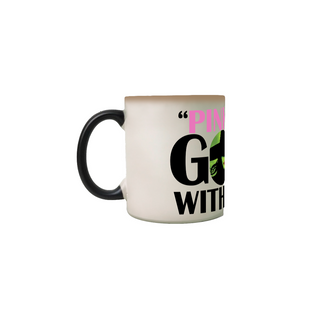 Nome do produtoCaneca Mágica - Pink Goes Good With Green