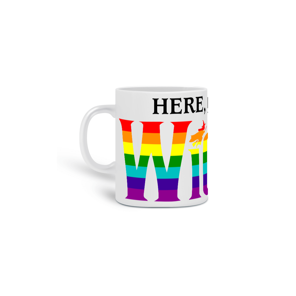 Nome do produto: Caneca - Here, Queer & Wicked