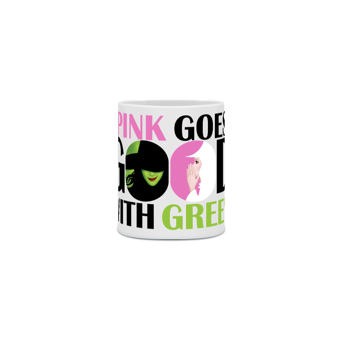 Nome do produto: Caneca - Pink Goes Good With Green