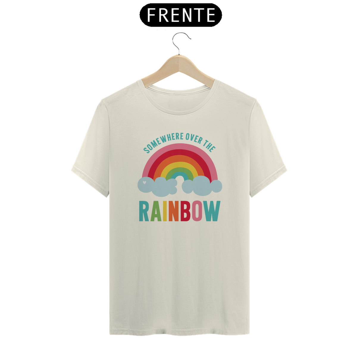 Nome do produto: Camiseta (Algodão Peruano) - Over The Rainbow