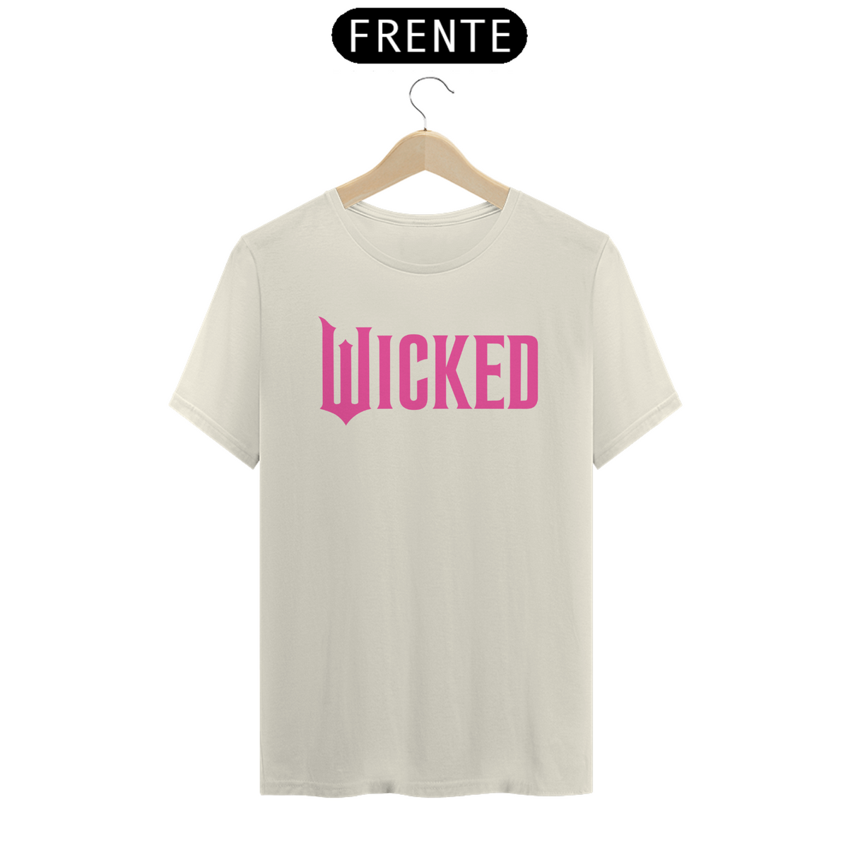 Nome do produto: Camiseta (Algodão Peruano) - Wicked Movie (Pink)