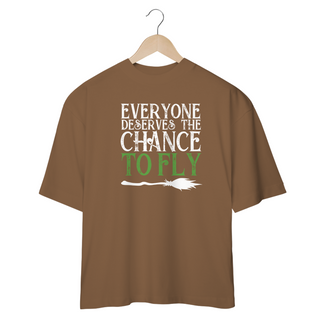 Nome do produtoCamisa Oversized - Everyone Deserves The Chance to Fly