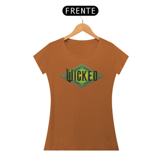 Nome do produtoCamiseta Feminina (Algodão Peruano) - Wicked Diamond Logo