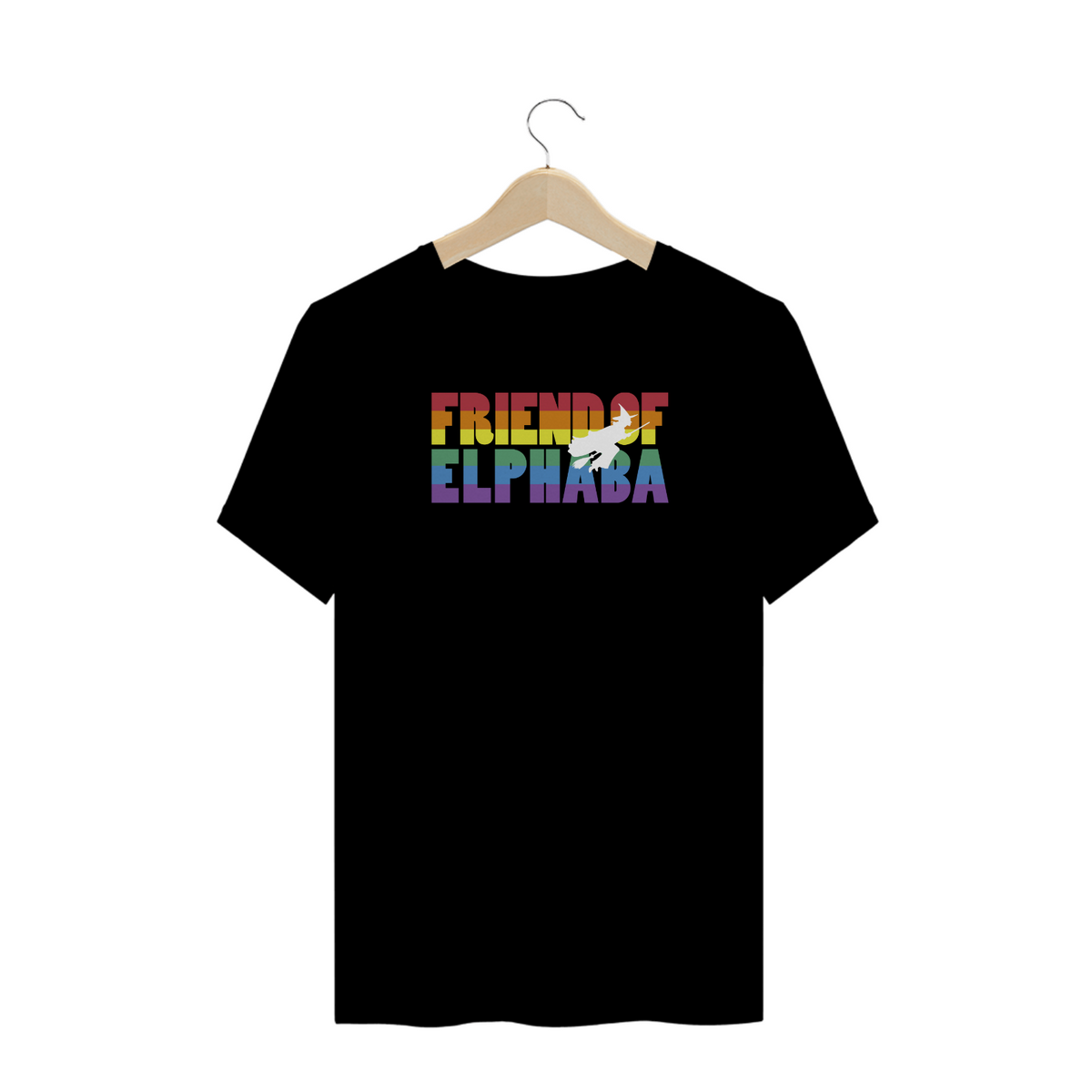 Nome do produto: T-Shirt Plus Size - Friend Of Elphaba