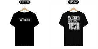 Camiseta - Wicked / Defy Gravity Tour (Frente e Costas)