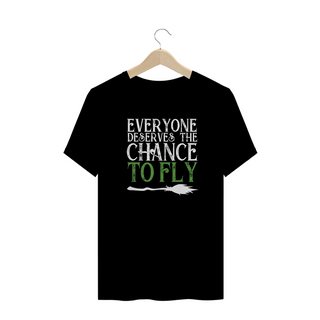 Nome do produtoT-Shirt Plus Size - Everyone Deserves The Chance to Fly