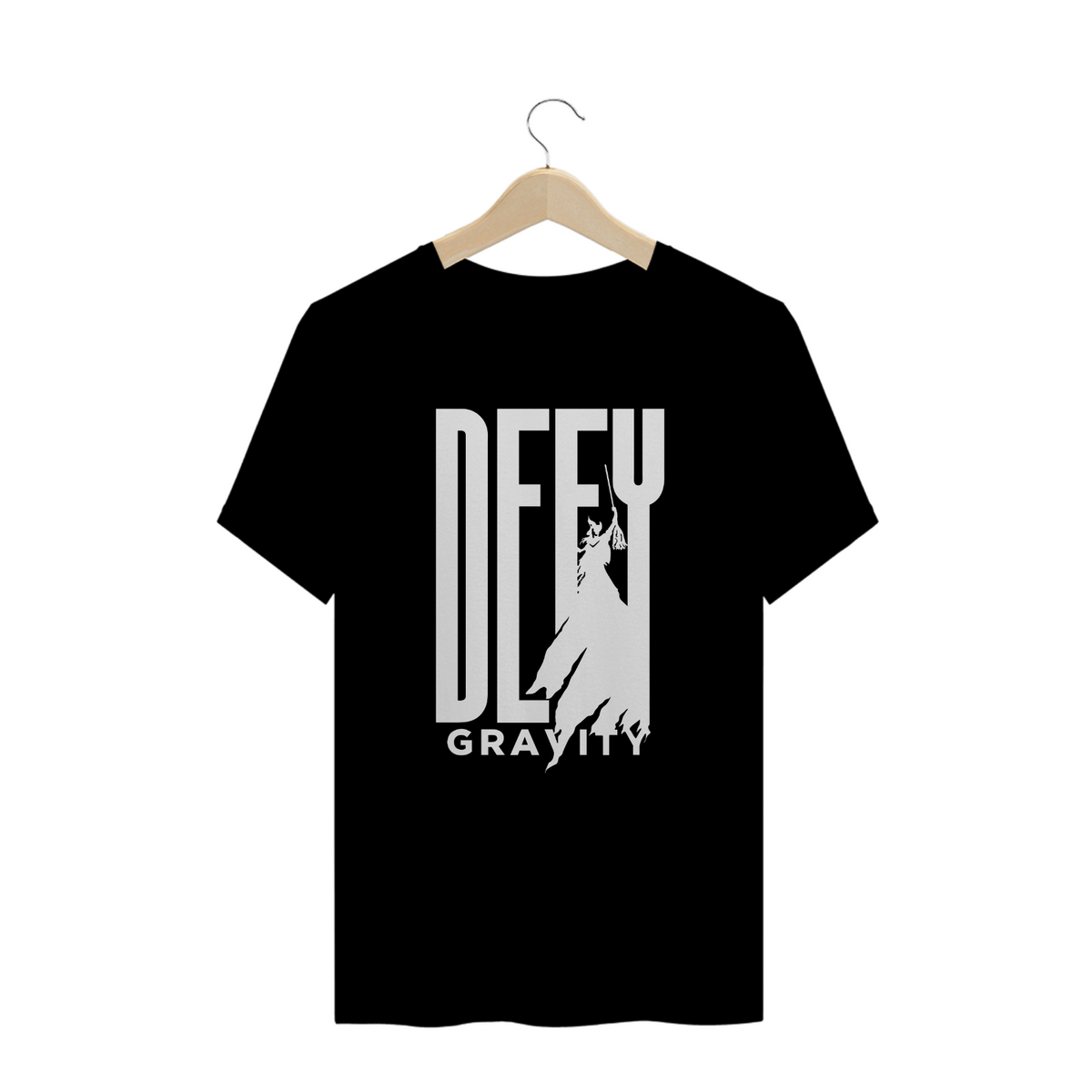 Nome do produto: T-Shirt Plus Size - Defy Gravity