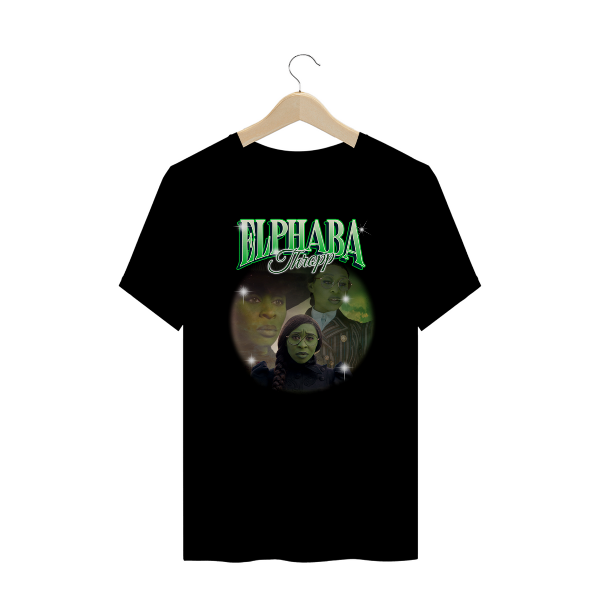 Nome do produto: T-shirt Plus Size - Elphaba Thropp