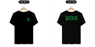 Camiseta - Wicked Logo Lateral (Frente e Costas)