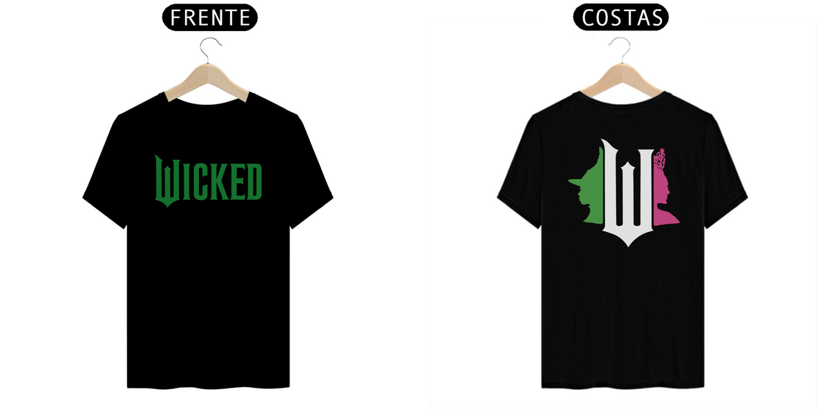 Nome do produto: Camiseta - Wicked Movie (Frente e Costas)