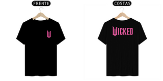 Nome do produtoCamiseta - Wicked Logo Lateral Pink (Frente e Costas)