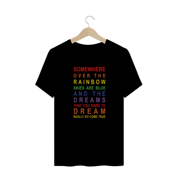 Camisa Plus Size - Over The Rainbow